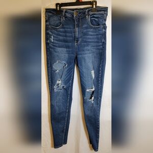 American Eagle Distressed Blue Women's Jeggings